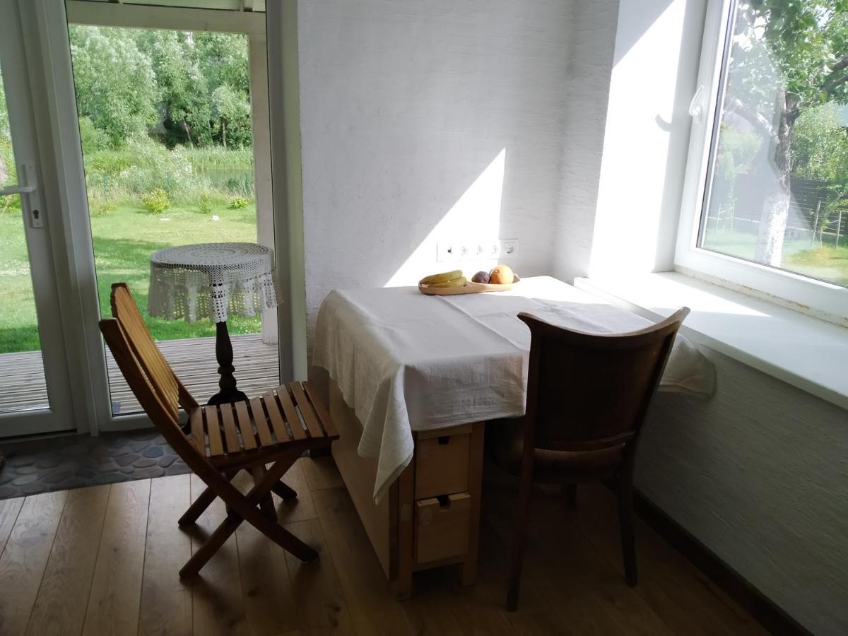 Вилла River Side Studio, 9Mi From Palanga, With Sauna Кретинга Экстерьер фото